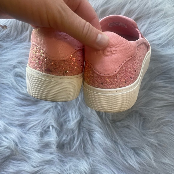 Pink glitter Ugg slip ons - Picture 7 of 7